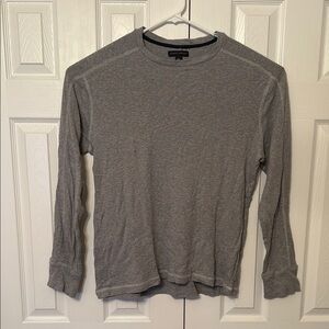 Banana Republic Heather Gray Long Sleeve Tee
